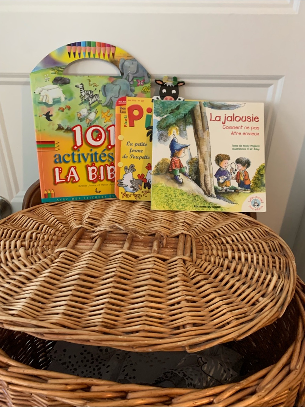 French language Children  Activity Book Set - Colorful Illustrated Kids Books
